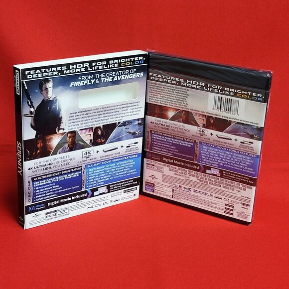 Serenity A Joss Whedon Film 4K Ultra HD Blu Ray Digital 2018 New Sealed - Picture 2 of 6